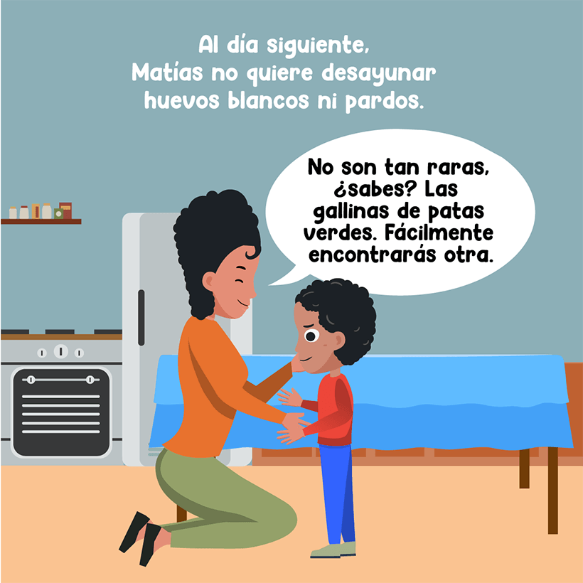 Gallina de patas verdes